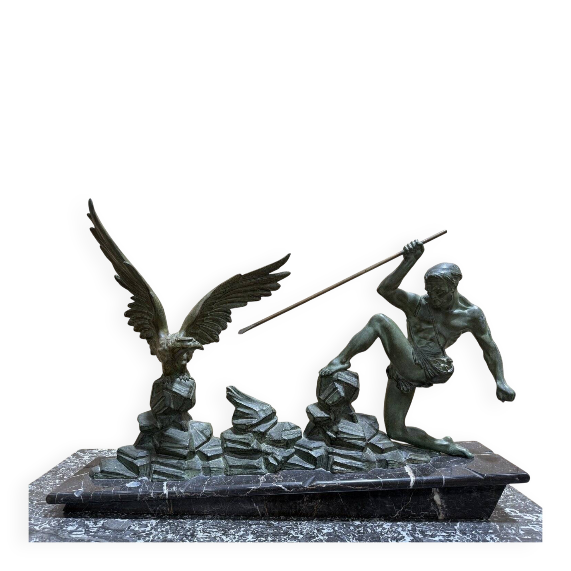 Regule Déco "Man hunting an eagle"