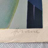 Original lithograph signed Camille Hilaire