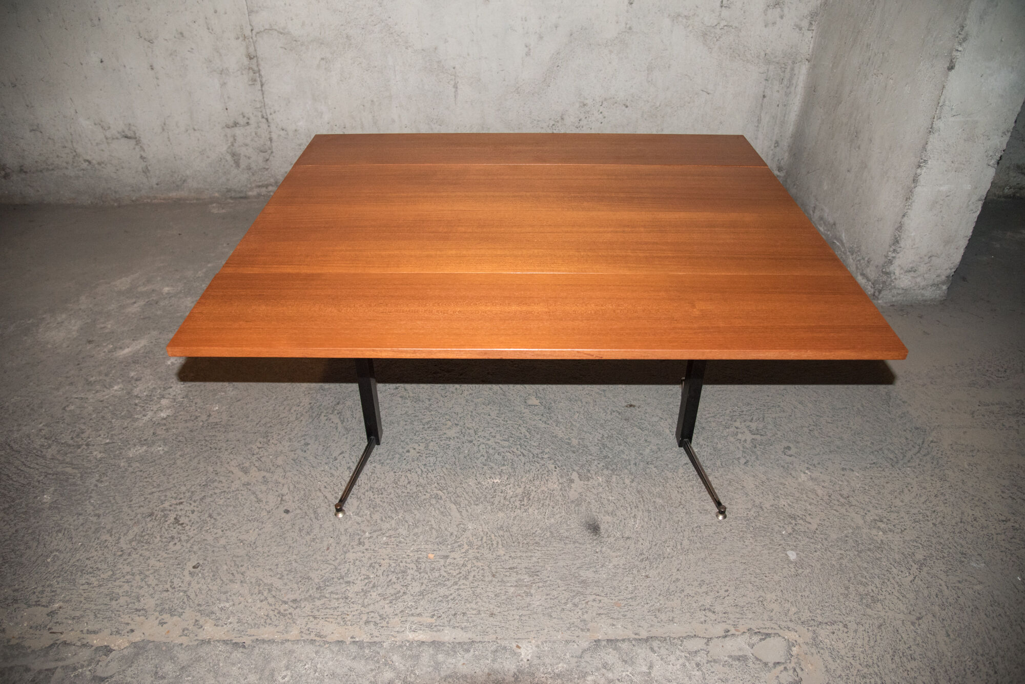Coffee table convertible teak 60s