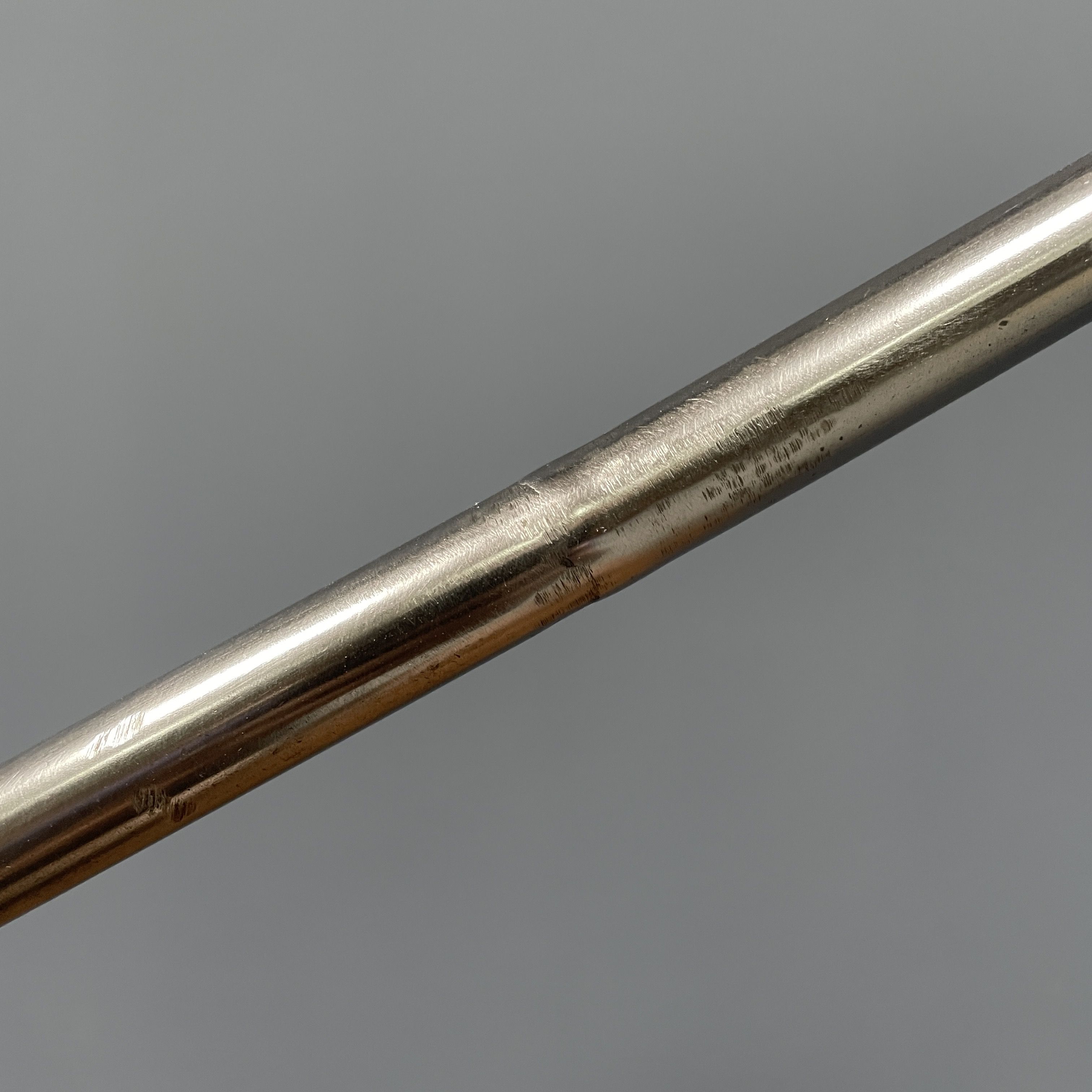 Polished Kaiser idell model 6726 workshop table lamp from the 1930s