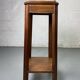 Wooden stool with marble top