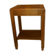 Side table Art Deco 1940 in solid wood caramel excellent condition