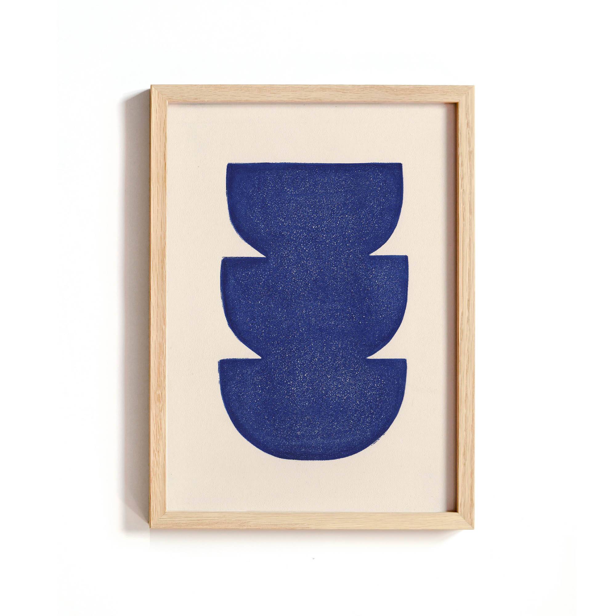 Collection of 4 abstract paintings - paintings signed Eawy