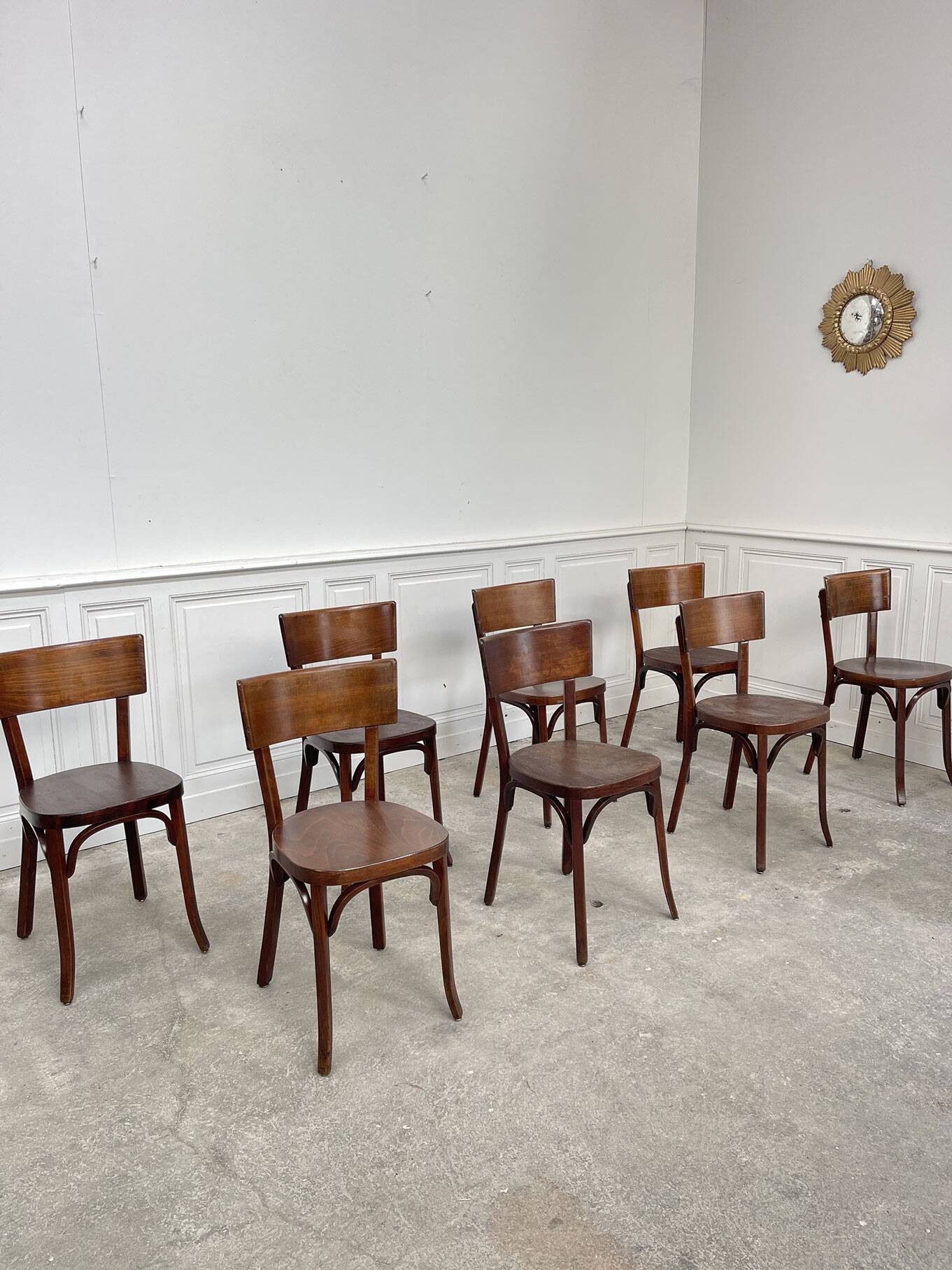 Baumann bistro chairs 1960