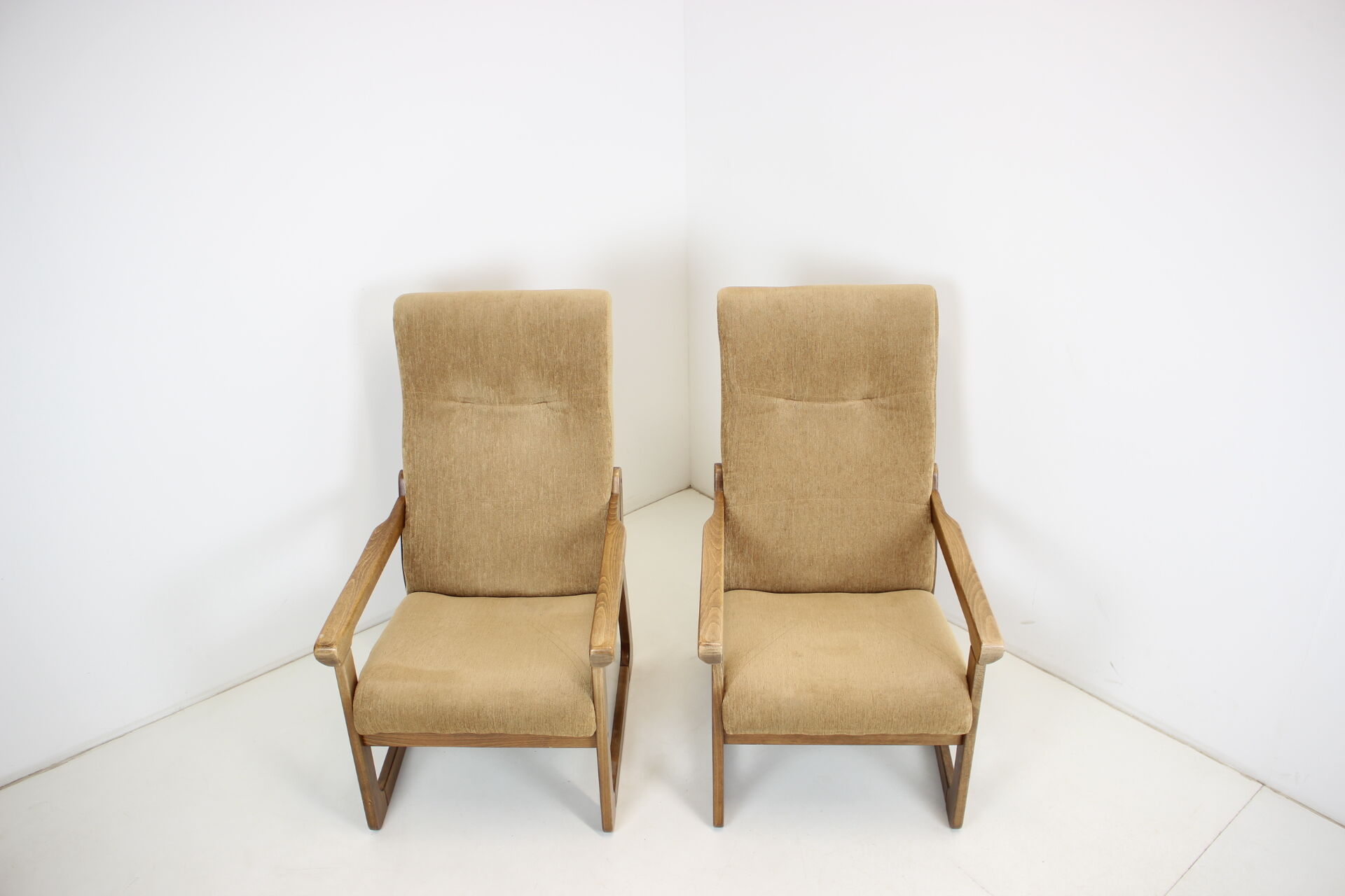 1990s Pair Armchairs, Czechoslovakia