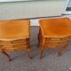 Set of 2 Louis XV bedside tables - Cherry wood
