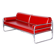 Bauhaus Sofa in Chrome and Leather attributed to Hynek Gottwald, Czech, 1930s