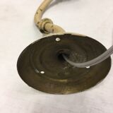 Wall lamp, art deco tulip colored glass