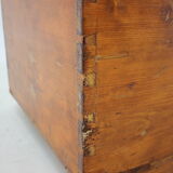 Antique wooden chest czechoslovakia