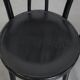 Set of 2 black vintage bistro chairs with an elegant design