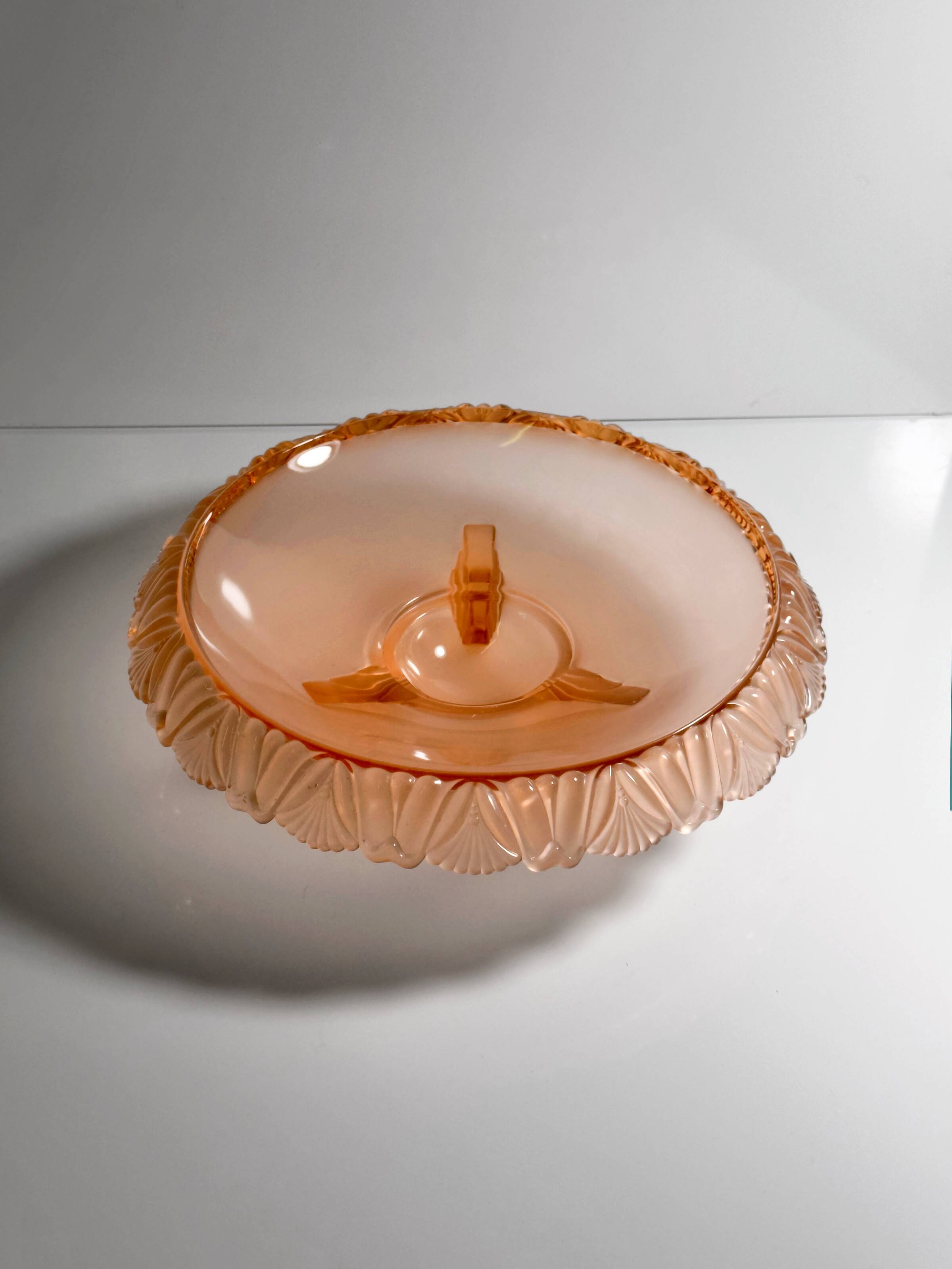 Walther Glass Rosalin Bowl - Series Pelikan 1935