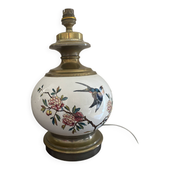 Japanese-style earthenware lamp