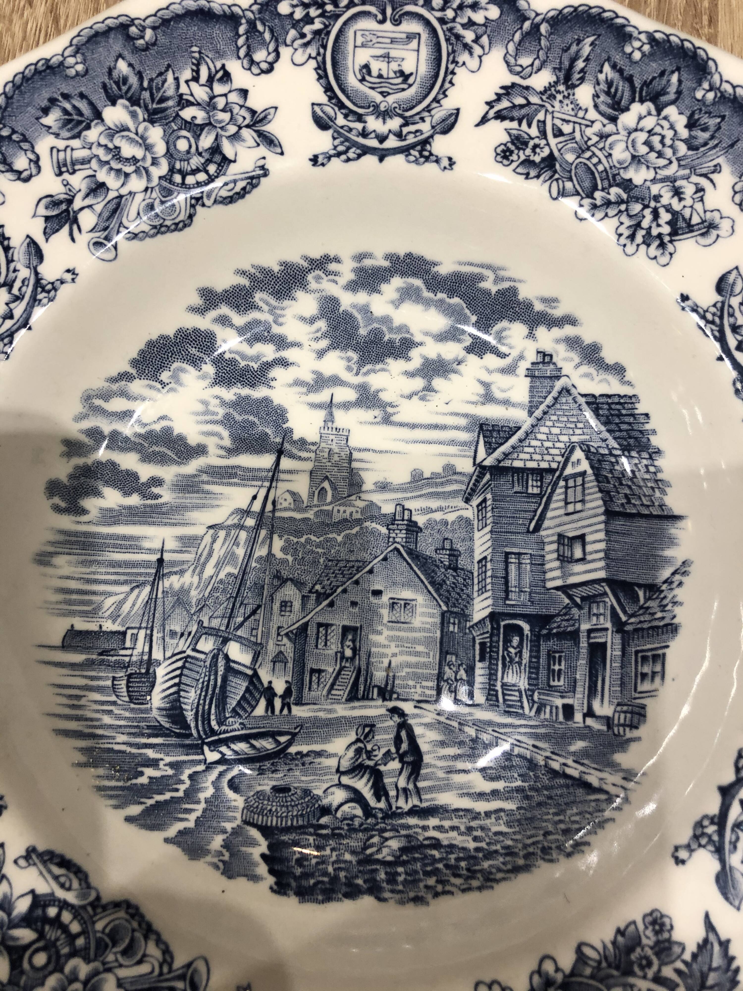 English service 6 hollow plates Enoch Wedgwood