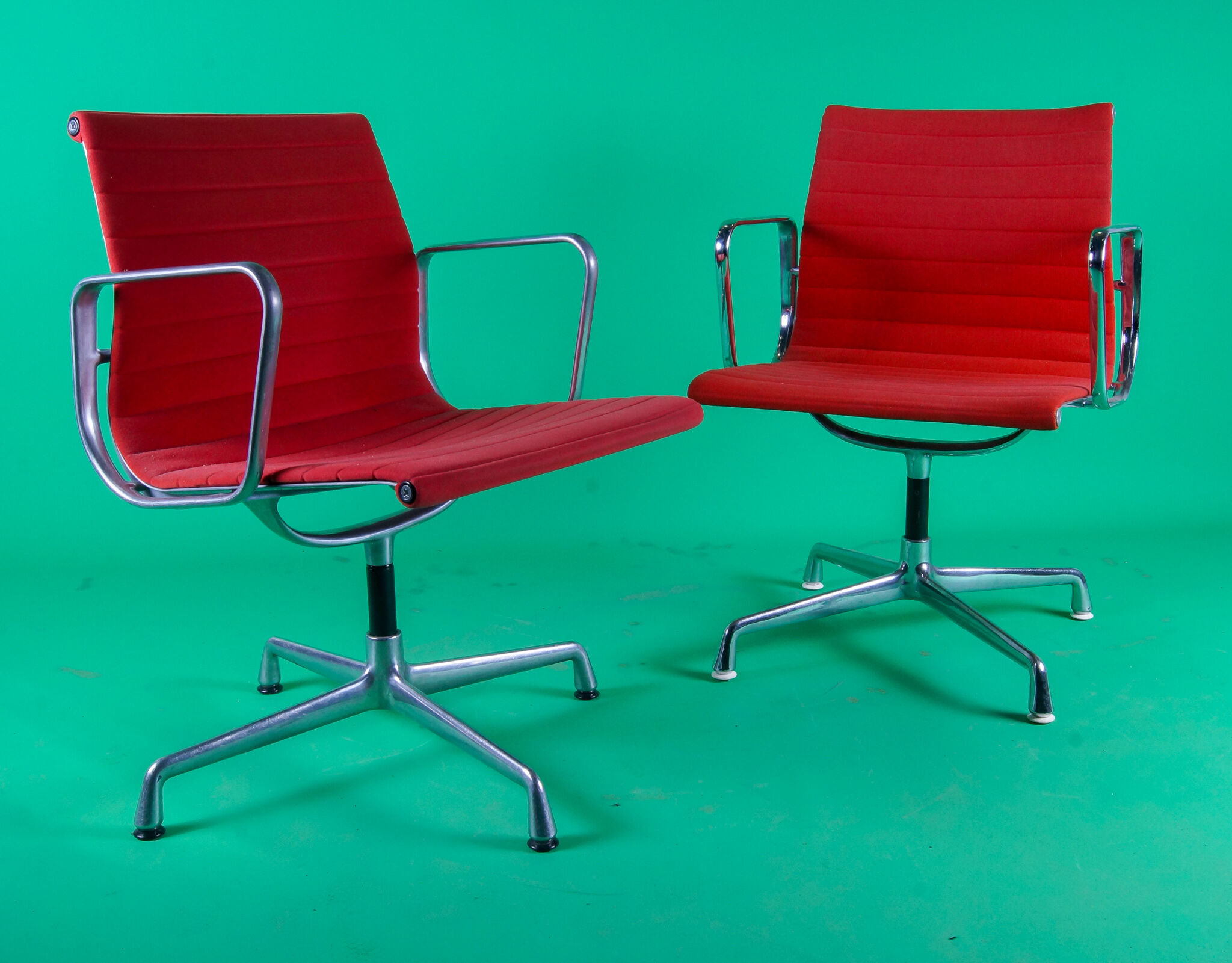 Set of 8 chairs model EA108 & EA107 by Charles and Ray Eales Vitra edition