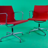 Set of 8 chairs model EA108 & EA107 by Charles and Ray Eales Vitra edition