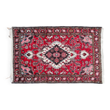 Antique Hand knotted Carpet, vintage rug with a medaillion in the middle