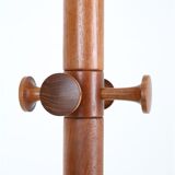 Rare large “No. 20” teak coat rack by Søren Nissen & Ebbe Gehl for Aksel Kjersgaard / 1960s / 1970s / Mid Century Danish Modern Design