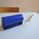 Tubular wall lamp vintage ikea years 80 blue