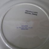 Suite of 5 vintage dessert plates
