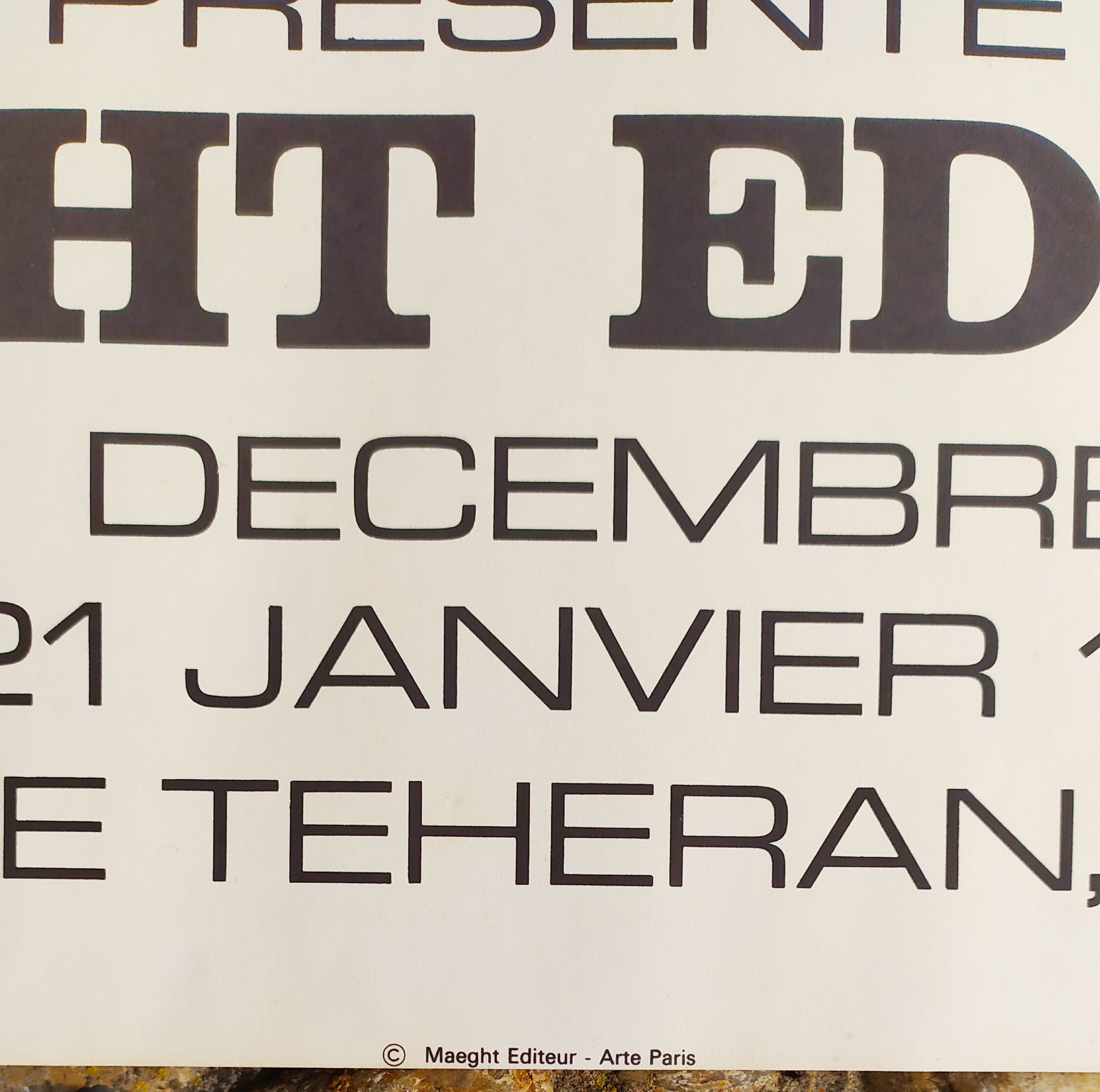 Alexander Calder Lithograph Poster, 1971