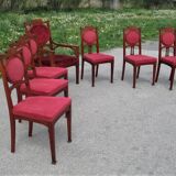 Set of seven chairs early 20th c.