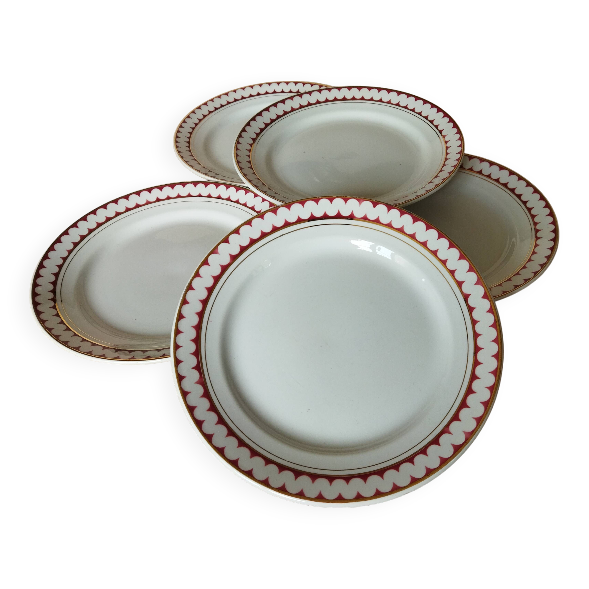 5 KG Lunéville flat plates, Madrigal model