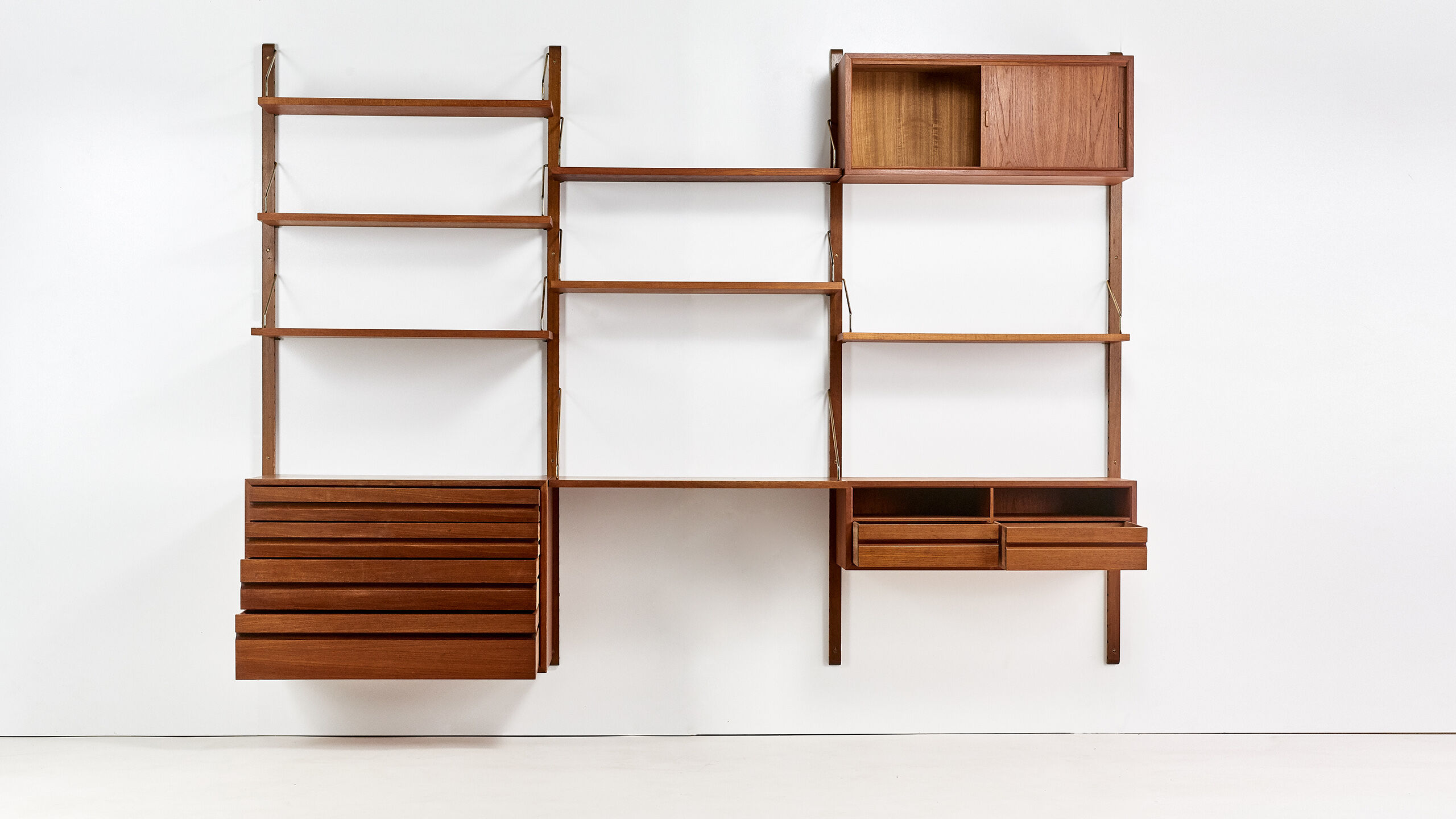 Poul Cadovius for Cado, "Royal System" wall unit, Denmark 1950