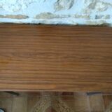 Metal and wood desk from the 1970s.