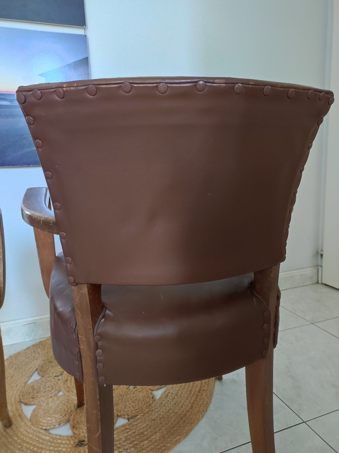 Pair of bridge armchairs