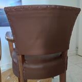 Pair of bridge armchairs