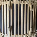 70s bamboo fruit basket