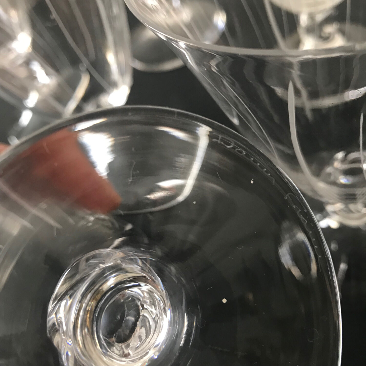 7 daum water glasses orval model