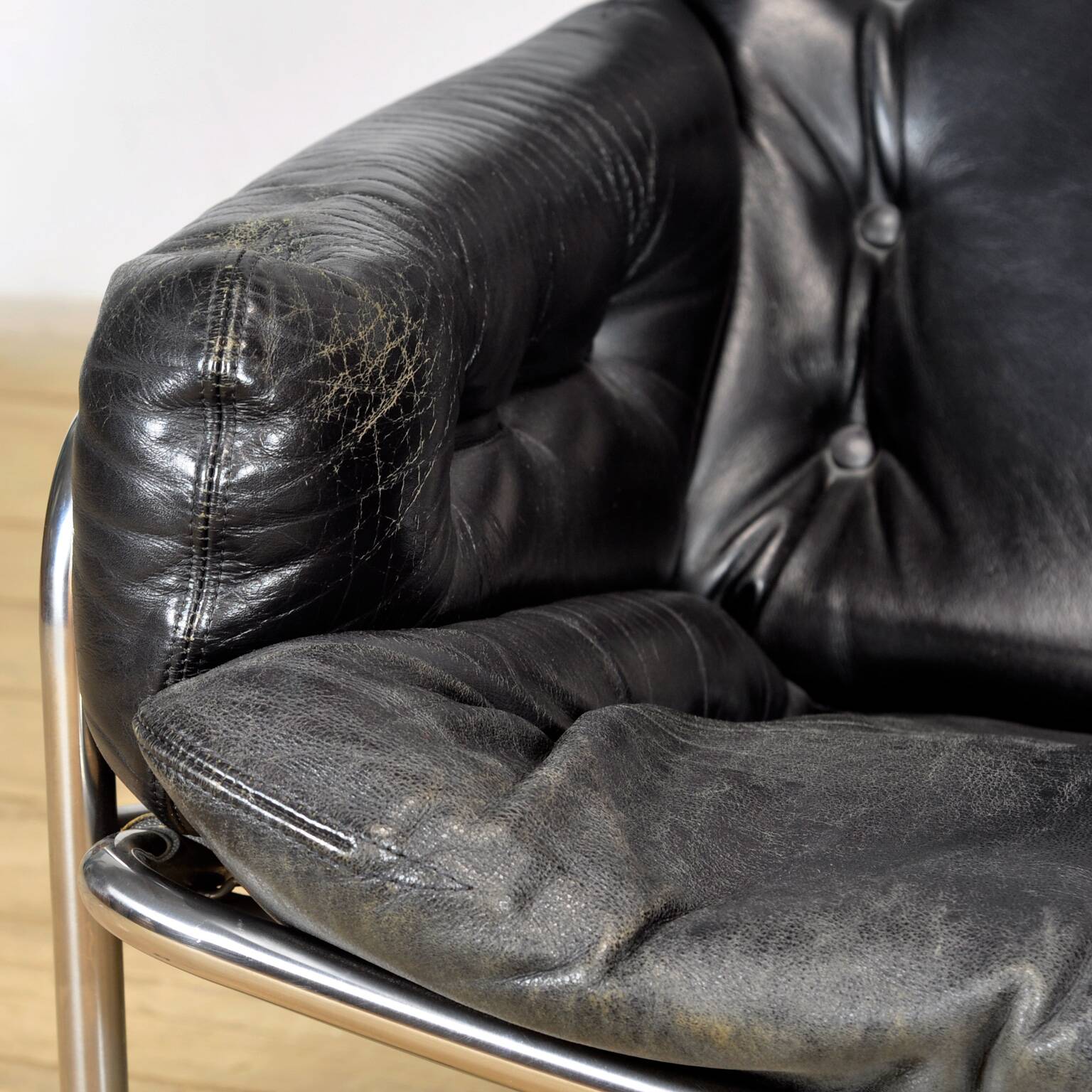 Nagoya SZ09 black lounge chair by Martin Visser, 1960s