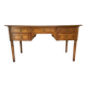 Bureau style Directoire 5 tiroirs et tablettes latérales