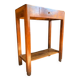 Petite console en noyer epoque art deco