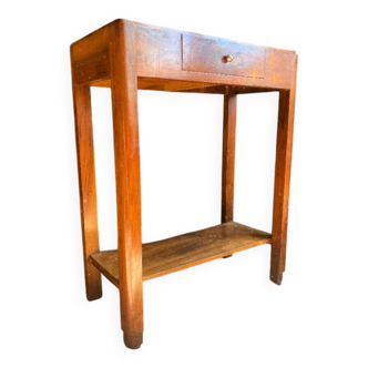 Small walnut console from the Art Deco period