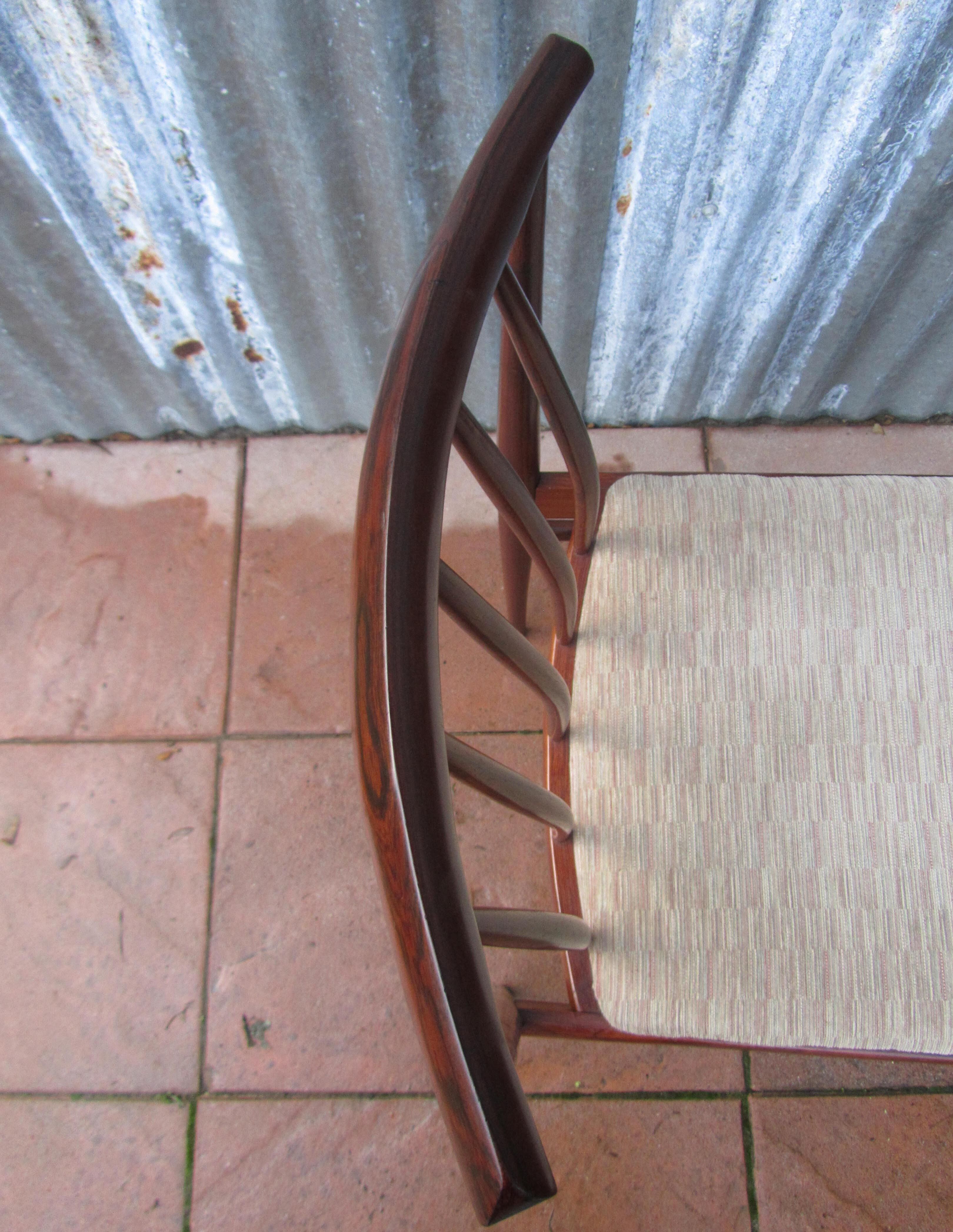 Dutch design rosewood chairs for Awa, 1960s, set of 5