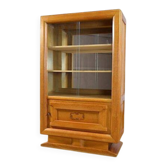 Vitrine / Bibliothèque en Chêne Epoque Art-Déco