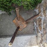 Handmade tripod stool wabi-sabi country decoration slow wood log