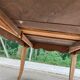 Renovated Louis XV extendable dining table walnut 265cm