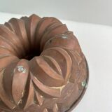 Old copper cake mold