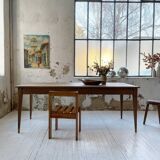 2m oak farm table