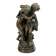 Bronze statue of two children carrying a bouquet of flowers, signed Auguste Moreau (1834-1917)