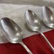 Set of 6 silver-plated French Navy dessert spoons