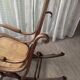 Thonet rattan rocking chair from the 1920s.