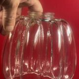 Abat jour suspension verre moulé vers 1960