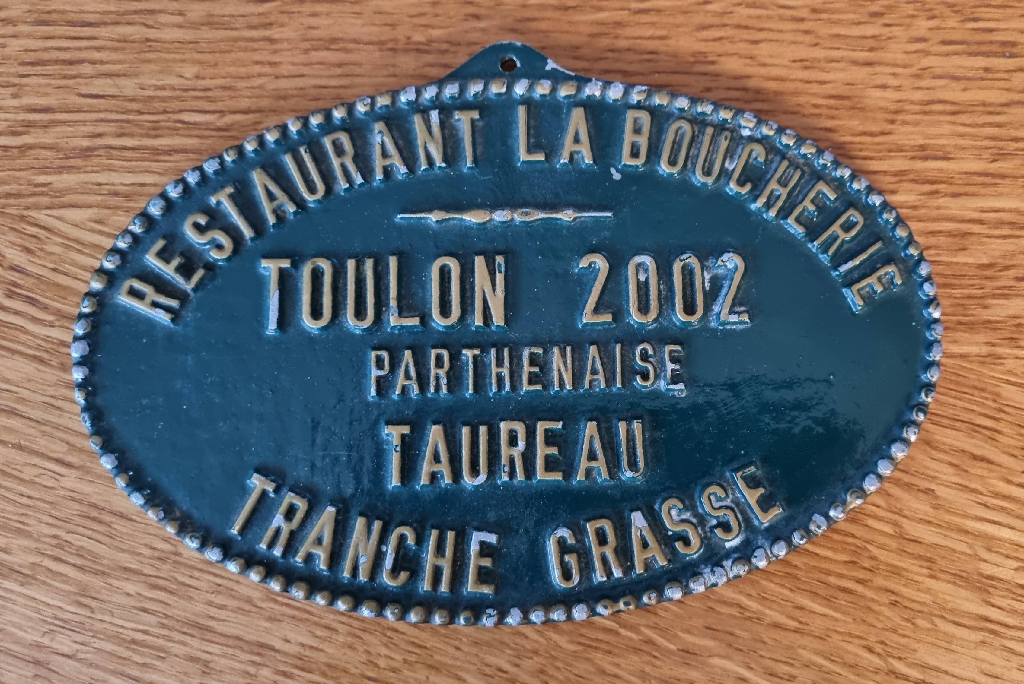 8 butcher competition plates