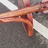 Vintage wooden antique office chair