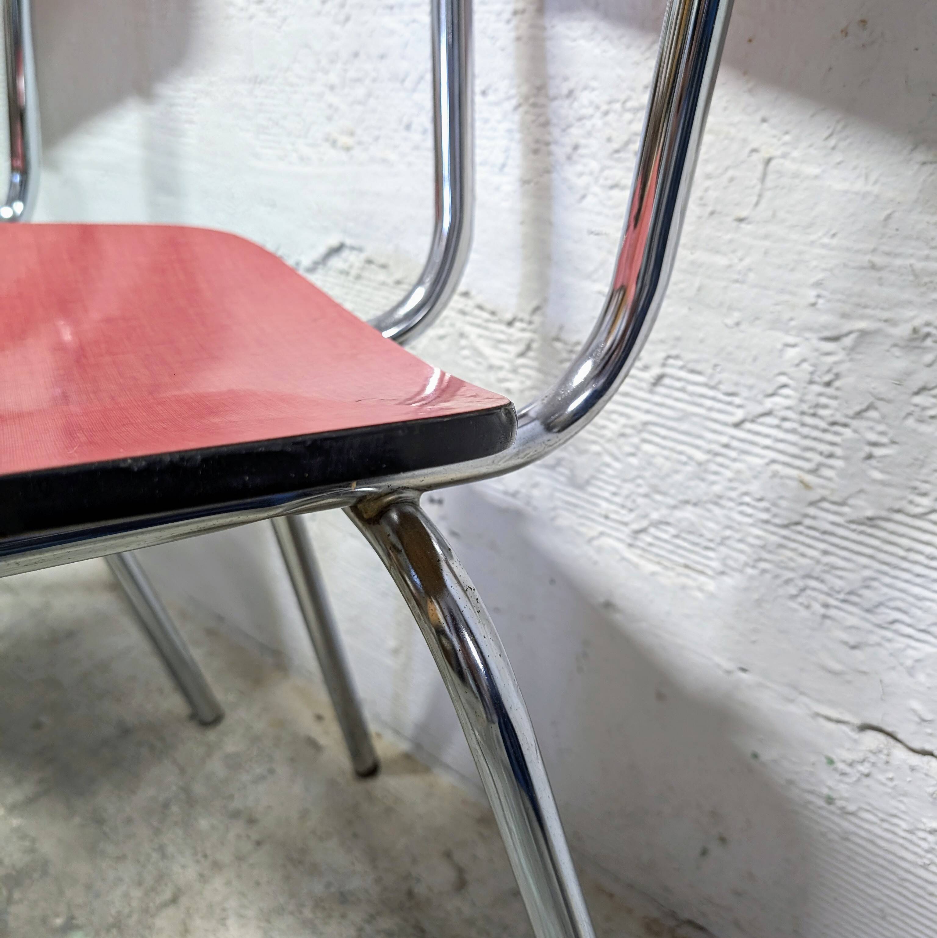 Pair of Formica chairs