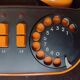 Vintage orange telic phone with ptt dial
